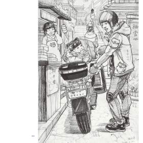 公交车一角 密美术作品图片,公交车一角 密美术