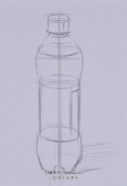 素描丨可乐瓶的结构素描与明暗素描画法