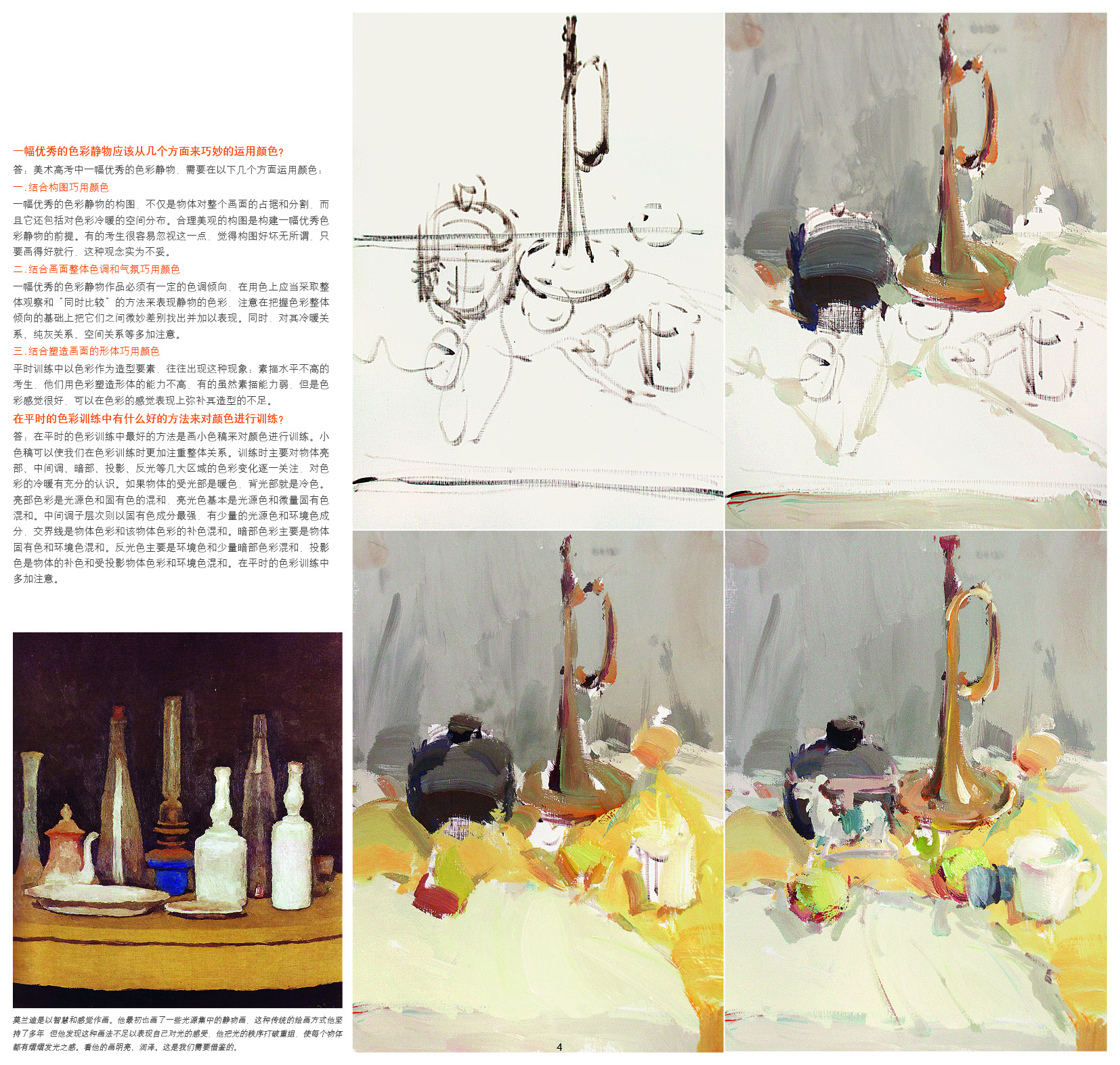 水粉静物写生步骤详解，0基础也能迅速掌握~