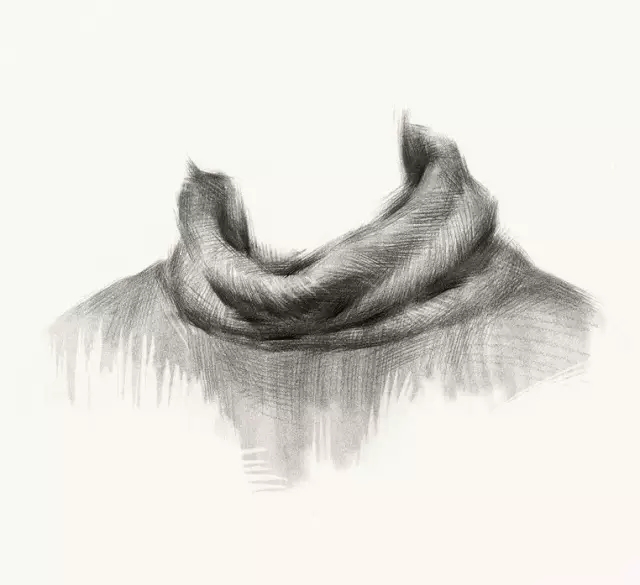 素描| 画素描头像时,如何处理衣领?