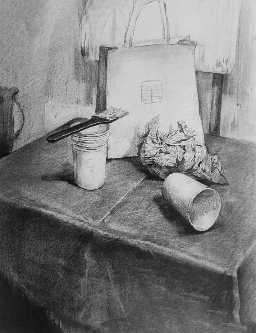 素描 素描静物 2016 西美 高分卷